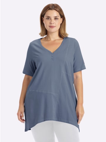 sheego Halbarmshirt in rauchblau