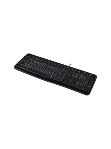 Logitech Keyboard Kabelgebunden, USB Tastatur - Spritzwassergeschützt in Schwarz