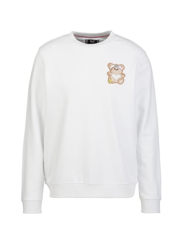 19v69 Italia Sweatshirts NICO TEDDY in WHITE