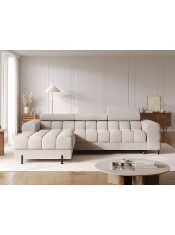 MF Design Fenro Recamiere Links in Beige -  (L) 181 x (B) 285 x (H) 93 cm
