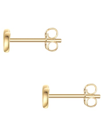 Glanzstücke München Ohrringe Infinity aus Sterling Silber in gelbgold