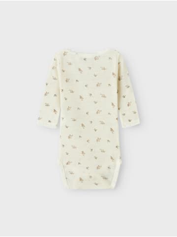 name it Woll-Body langarm NBFWANG WOOL NEEDLE in snow white_small flowers