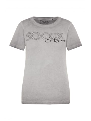 soccx T-Shirt 'Basic' in grau