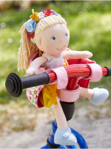 Haba Puppen Fahrradsitz Puppen-Fahrradsitz Blumenwiese, bis 38 cm in mehrfarbig