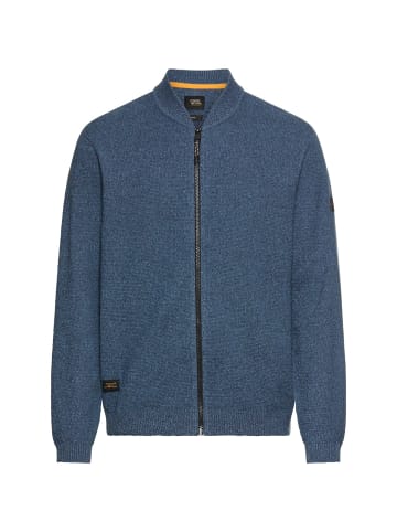 Camel Active Strickjacke mit Bomberkragen in Tintenblau