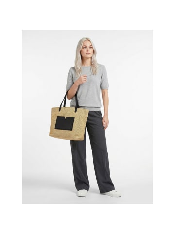 Les Visionnaires Nea Shopper Tasche 50 cm black-cream