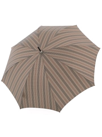 doppler Manufaktur Orion Golf Champion Stockschirm 94 cm karobeige-braun