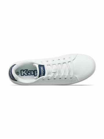 Kappa Niedriger Schuh Logo in white-navy