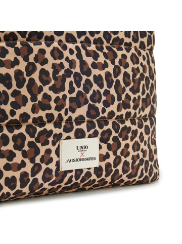 Les Visionnaires Unio Shopper Shopper Tasche 34 cm in leo print
