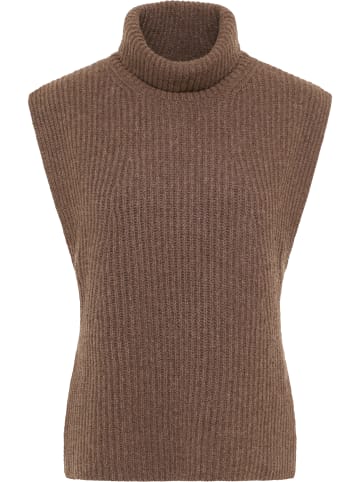 Eterna Strick Pullover in dunkelbraun