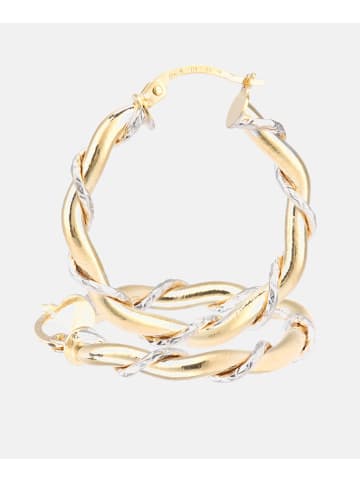 Vanlere Creolen aus 375 Gelbgold