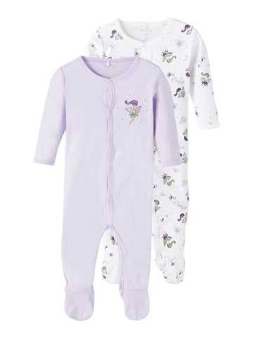 name it 2er Pack Mädchen Einteiler "Kleine Fee" in Lila