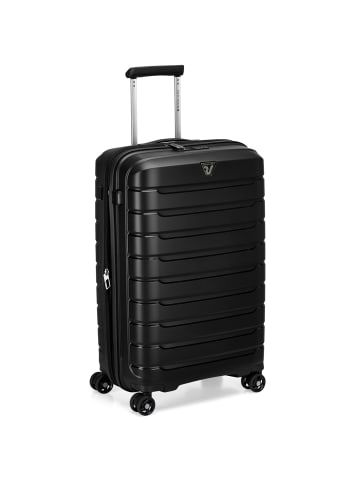 Roncato B-Flying Move 4 Rollen Trolley 68 cm mit Dehnfalte in nero