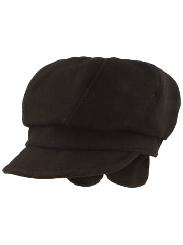 BREITER Ballonmütze in schwarz