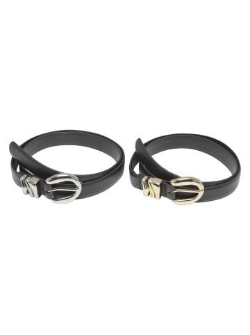 Urban Classics Belts in black/gold+black/silver