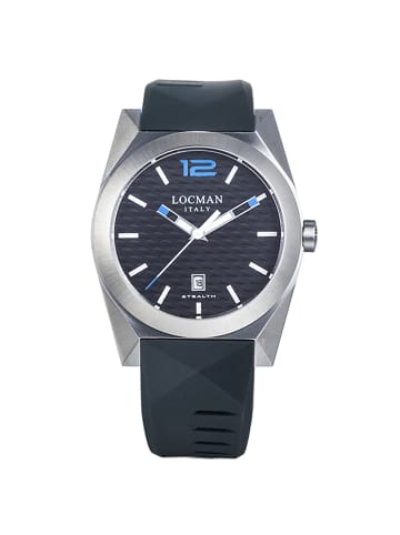 Locman Herrenuhr "Modell Stealth Quarz" in Schwarz