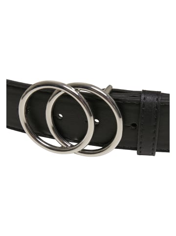 Urban Classics Belts in black/silver