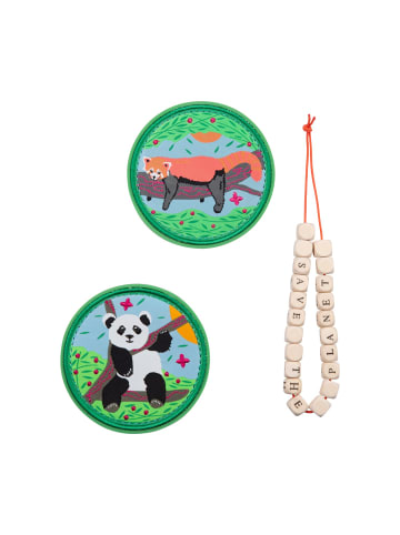 DerDieDas DerDieDas Wechselbuttons 3 teilig Pink Planet