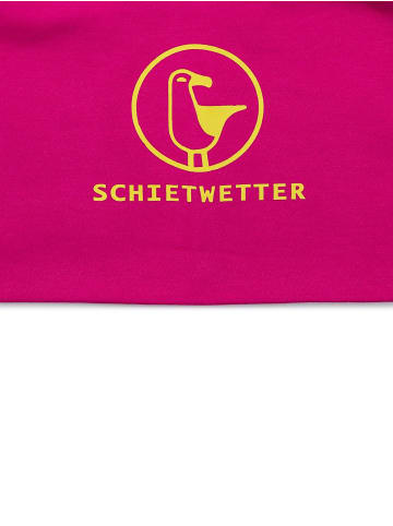 SCHIETWETTER Beanie für Kids mit Print Möwe in fuchsia/green