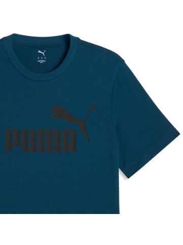 Puma T-Shirt 1er Pack in Blau (Midnight Petrol)