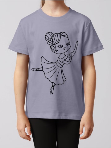 wat? Apparel T-Shirt Ballerina in Lavender