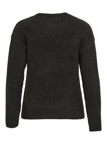 Vila Strickpullover in Black
