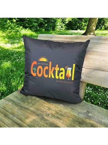 JACK Outdoor Dekokissen Motiv 50x50cm Cocktail in Orange