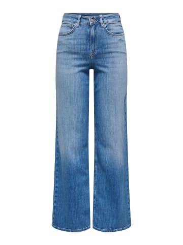 Jeans mit weitem Bein in Medium Blue Denim