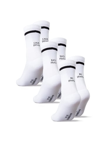 Occulto 3er Pack Statement Tennis Socken Leo in Easy