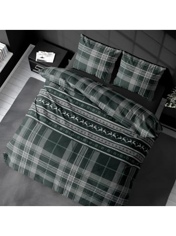 Traumschlaf Bettwäsche Hirsche in grün