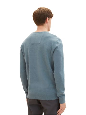 Tom Tailor Pullover BASIC V-NECK in Grün