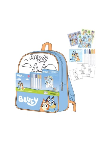 Bluey Friends ausmalbarer Rucksack, Tasche 38 cm