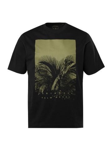 JP1880 Kurzarm T-Shirt in schwarz