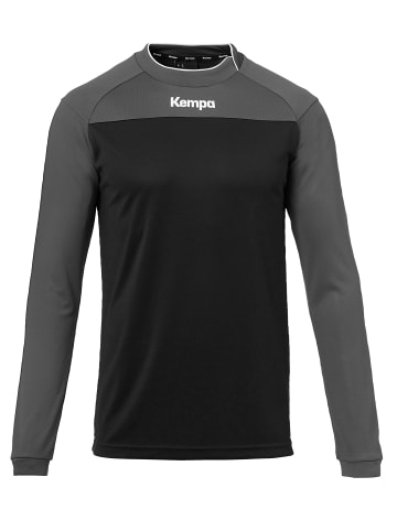 Kempa Longsleeve PRIME LANGARMSHIRT in schwarz/anthra