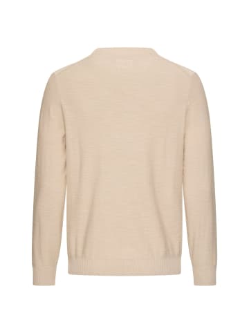 Camel Active Strickpullover aus reiner Baumwolle in Beige