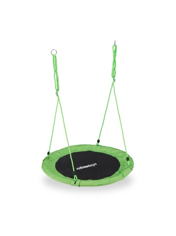 relaxdays Nestschaukel in Grün - Ø 110 cm