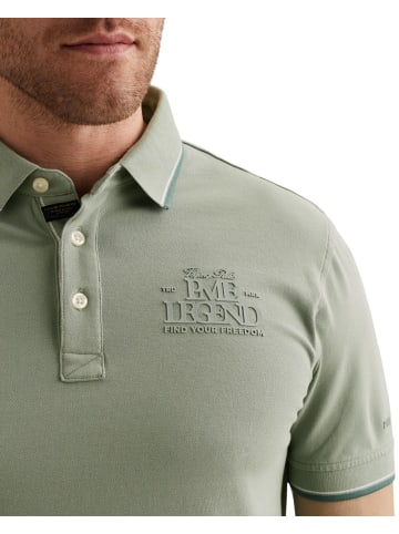 PME Legend Poloshirt SHORT SLEEVE POLO STRETCH PIQUE in Grün