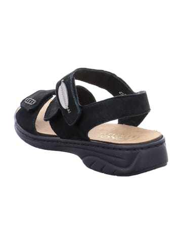 rieker Komfort Sandalen in Schwarz