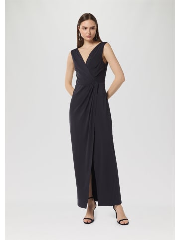 comma Kleid lang in Blau