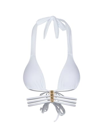 Moda Minx Bikini Top Waikiki in White Gold