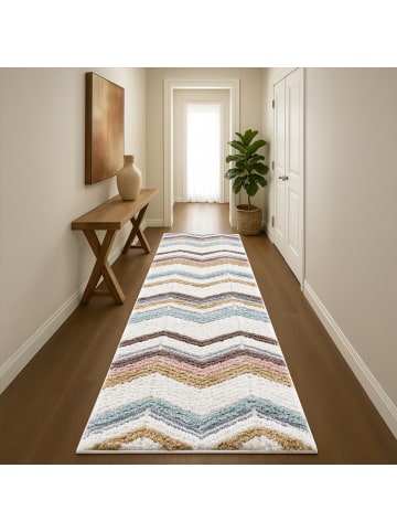 payé Teppich Hochflor Multicolor Nara