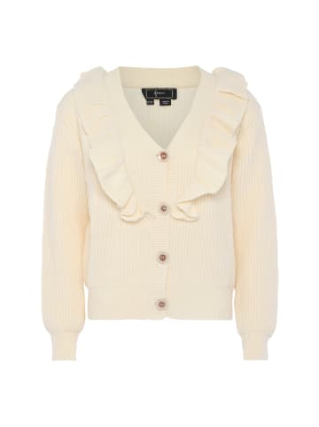 faina Damen Strickjacke in WOLLWEISS