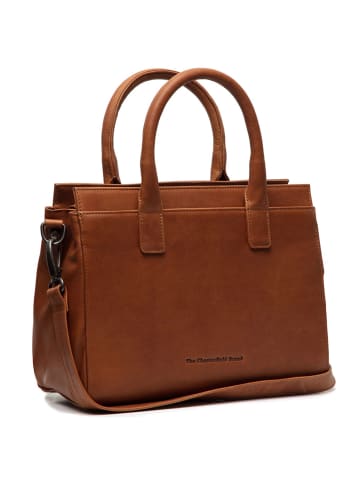 The Chesterfield Brand Garda Handtasche Leder 30 cm in cognac