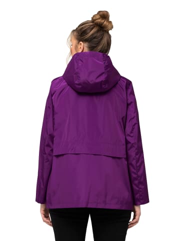 Ulla Popken Funktionsjacke in dunkles violett