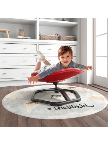 COSTWAY Sensorischer Drehstuhl Kinder in Rot