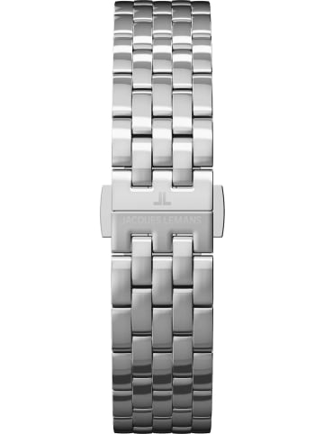 Jacques Lemans Damenarmbanduhr Diamond Watches Quarz Edelstahl Silber
