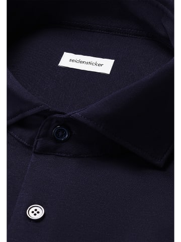 Seidensticker Jerseyhemd Regular in Dunkelblau