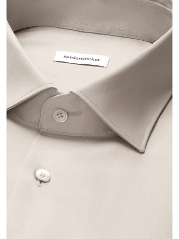 Seidensticker Business Hemd Regular in Beige