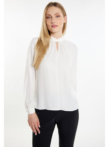 DreiMaster Damen Langarmbluse in Wollweiss