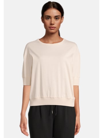 Salzhaut Rundhals T-Shirt für Damen in beige